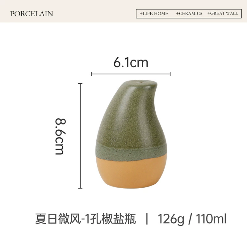 Ceramic Salt and Pepper Shaker Set tableware view 7