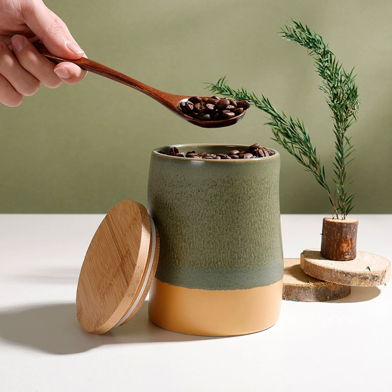 Ceramic Storage Jar with Lid tableware view 2