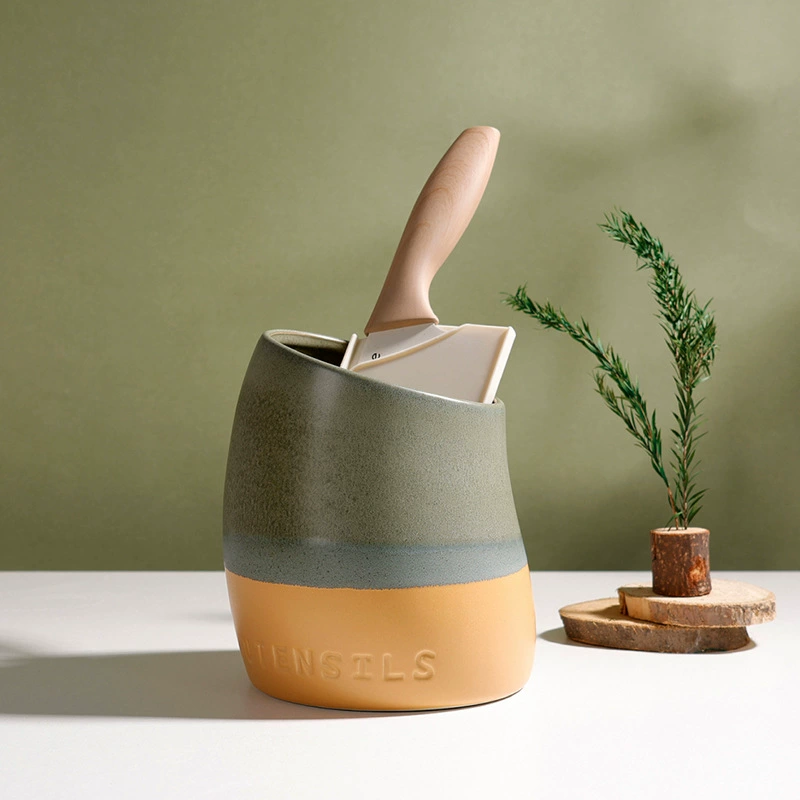 Ceramic Knife and Chopstick Holder