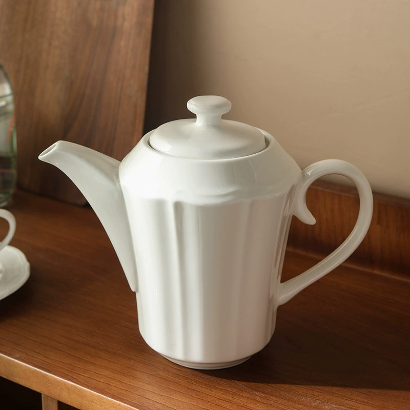 Porcelain Coffee Pot and Milk Jug Set tableware view 4