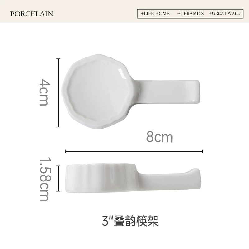 Ceramic Chopstick Rest tableware view 6