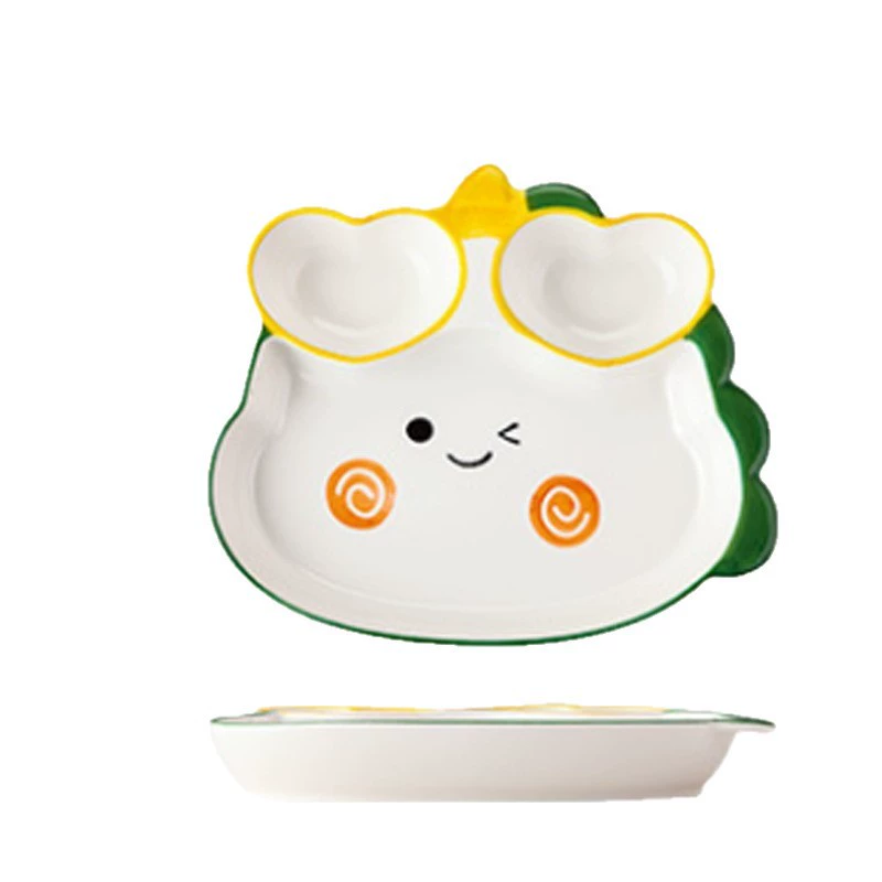 토끼 디자인 세라믹 어린이 접시 tableware view 5