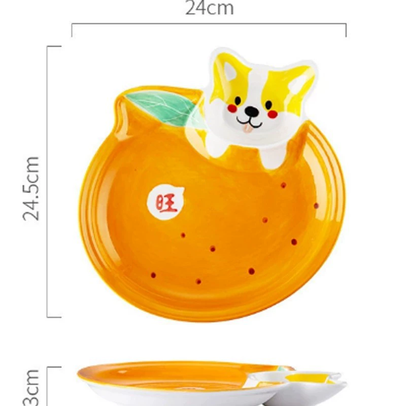 토끼 디자인 세라믹 어린이 접시 tableware view 10