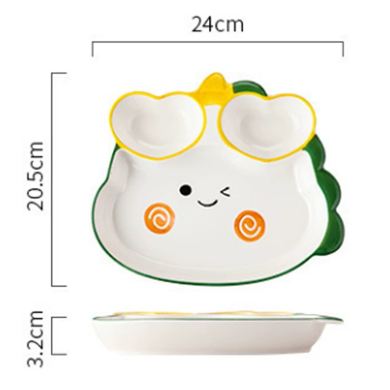 토끼 디자인 세라믹 어린이 접시 tableware view 12
