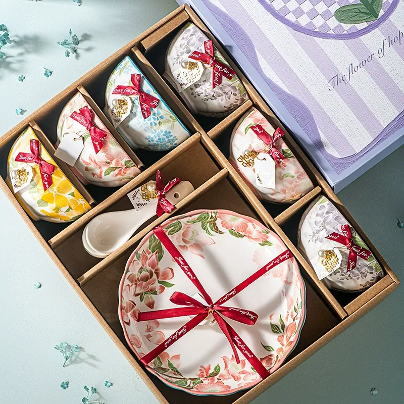 Set de regalo de vajilla de cerámica china tableware