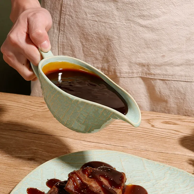 Ceramic Sauce Pitcher tableware view 2