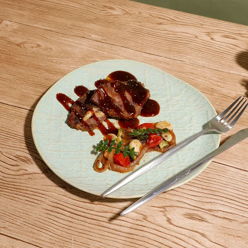 Ceramic Steak Plate