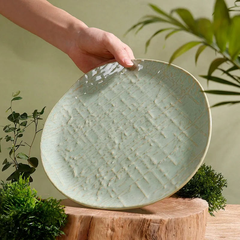 Ceramic Steak Plate tableware view 3