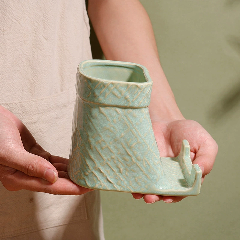 Ceramic Pen Holder with Phone Stand tableware view 4
