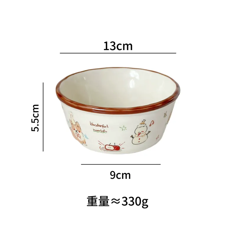 강아지 도자기 소형 볼 세트 tableware view 8