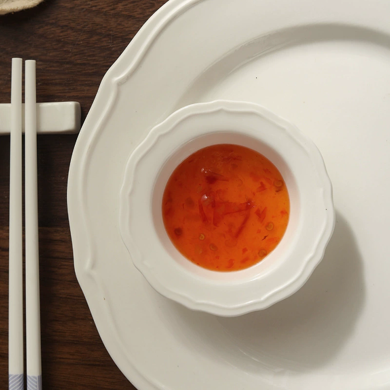 Porcelain Dipping Sauce Dish tableware view 2