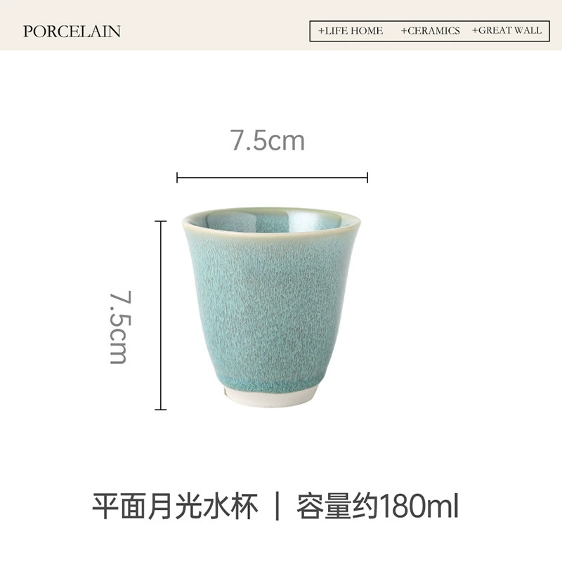 레트로 그린 세라믹 볼 tableware view 6