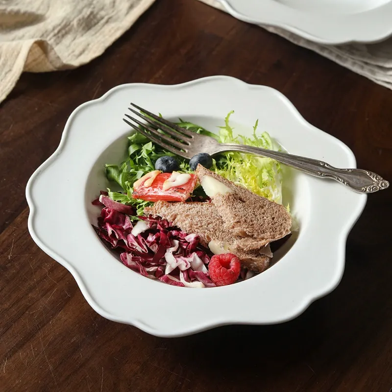 European White Soup Plate