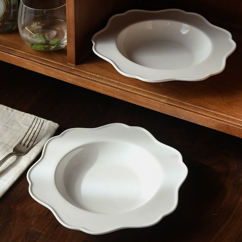 European White Soup Plate tableware view 4