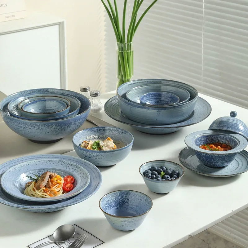 Rustic Stoneware Salad Plate