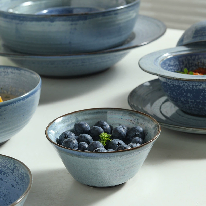 Rustic Stoneware Salad Plate tableware view 4