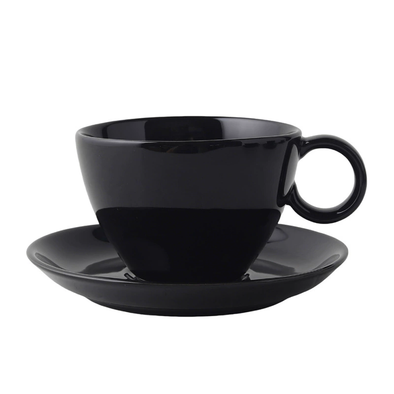 Black Coffee Cup Set tableware view 5