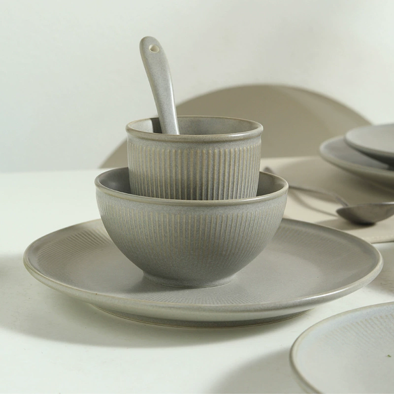 Vintage Green Glaze Plate tableware view 2