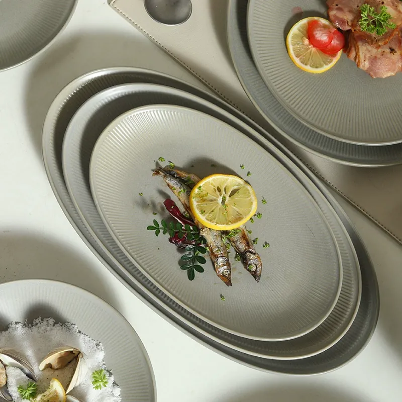Vintage Green Glaze Plate tableware view 3