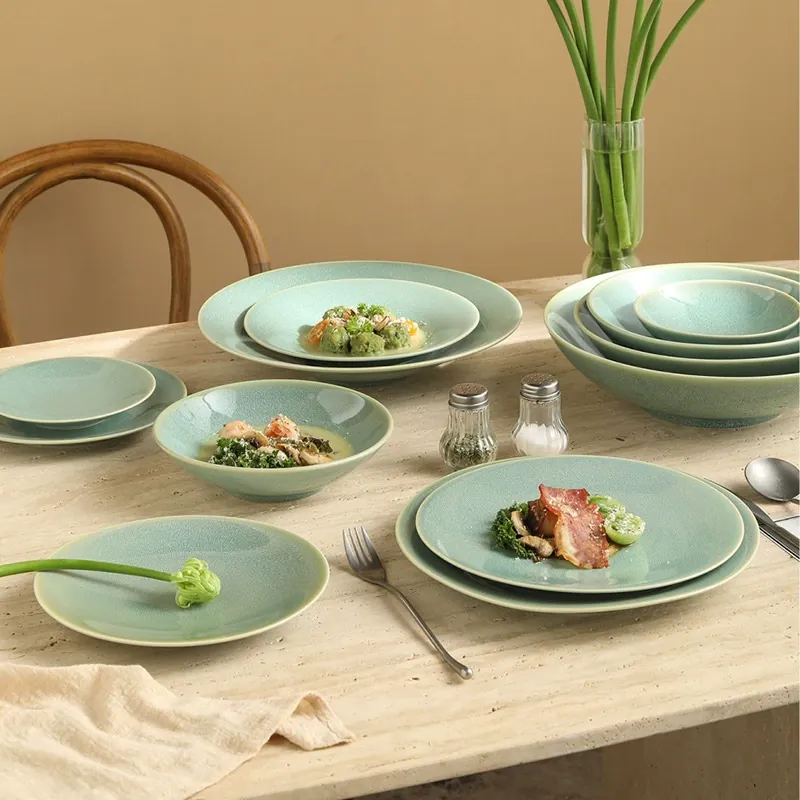 Rustic Dinner Plate Set tableware view 4