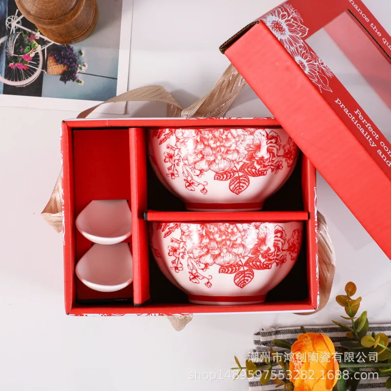 Porcelain Dinnerware Set Gift Box tableware view 6