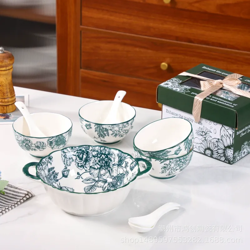 Porcelain Dinnerware Set Gift Box tableware view 2