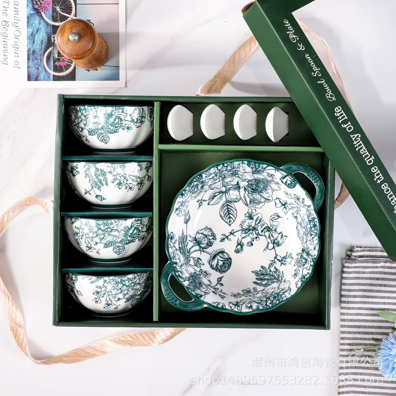 Porcelain Dinnerware Set Gift Box tableware view 9