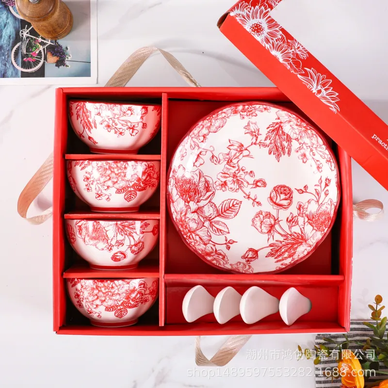 Porcelain Dinnerware Set Gift Box tableware view 12