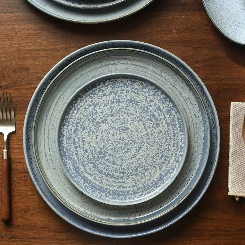 Blue Thread Sushi Plate tableware view 4