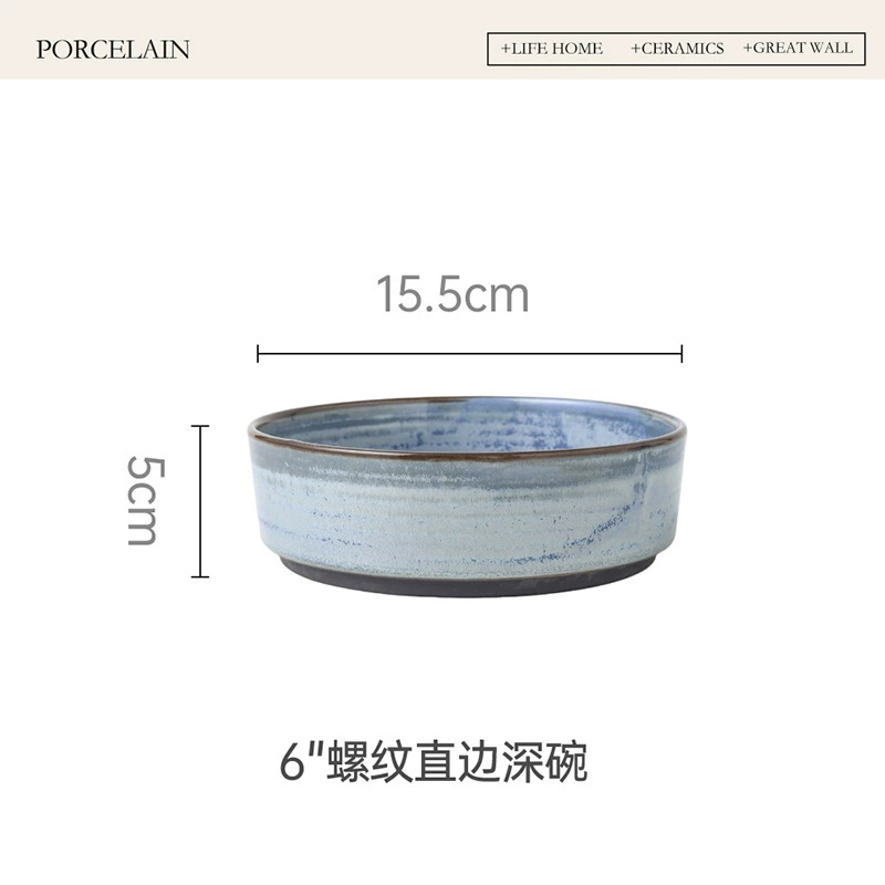 Blue Thread Sushi Plate tableware view 6
