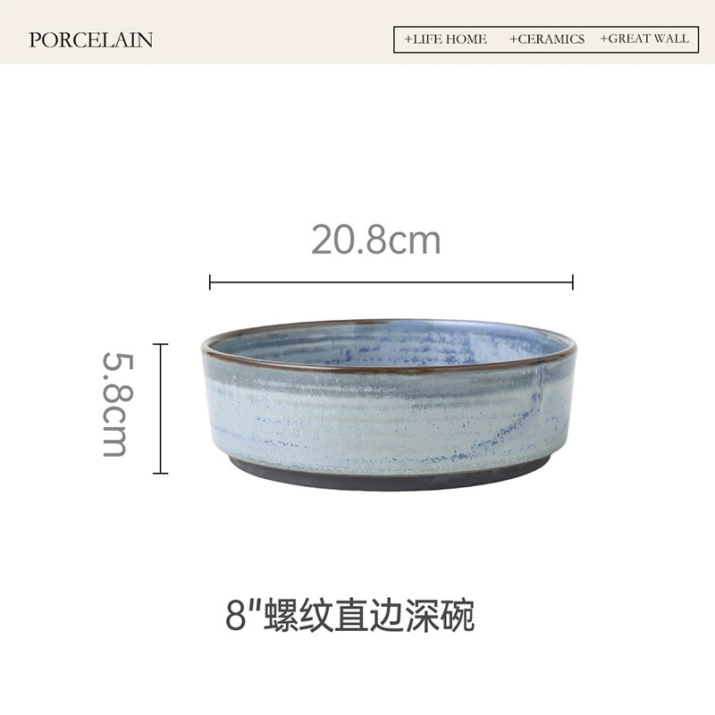 Blue Thread Sushi Plate tableware view 7