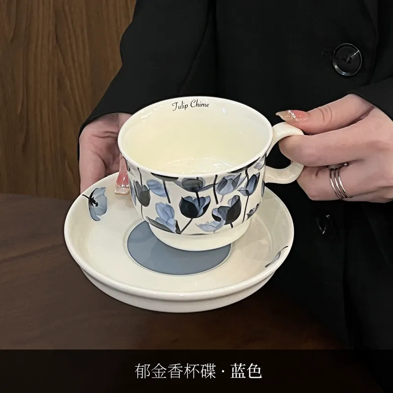 チューリップコーヒーカップ＆ソーサーセット tableware view 6
