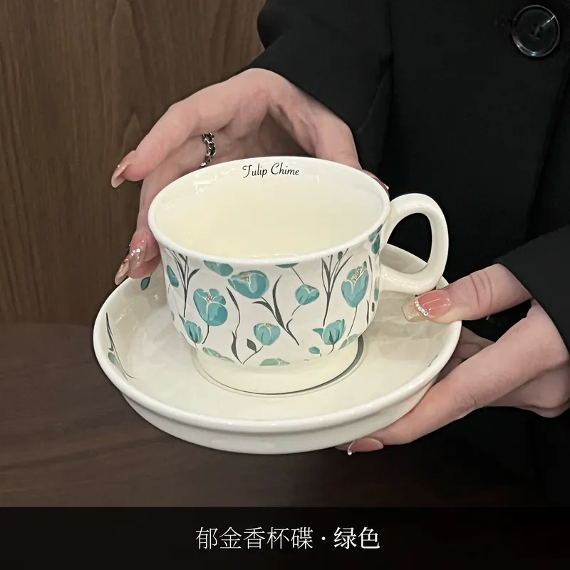 チューリップコーヒーカップ＆ソーサーセット tableware view 7