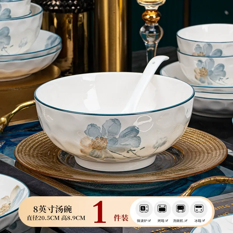 Japanese Style Porcelain Dinnerware Set tableware view 7