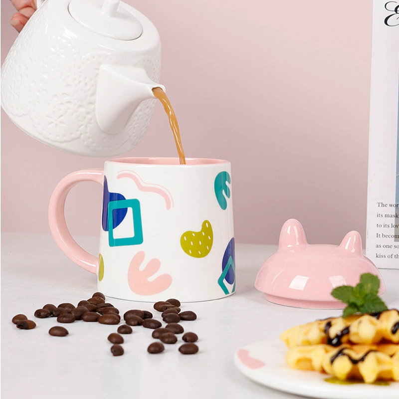 Rabbit Ear Ceramic Mug tableware view 2