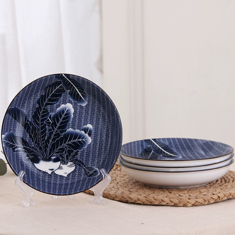 Japanese Style Ceramic Noodle Bowl Set tableware view 7