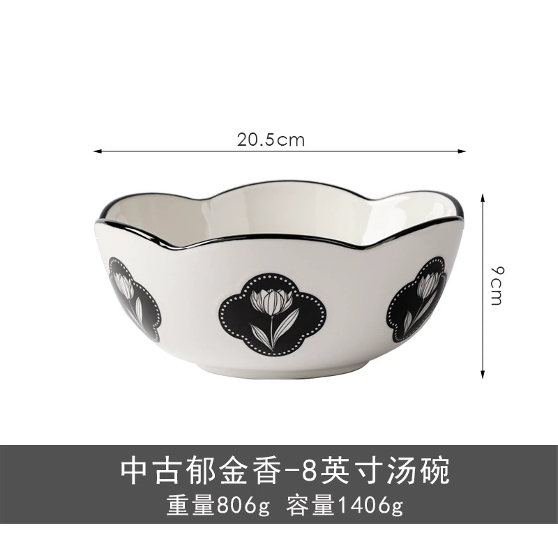 طقم أدوات مائدة سيراميك بأسلوب فرنسي tableware view 7