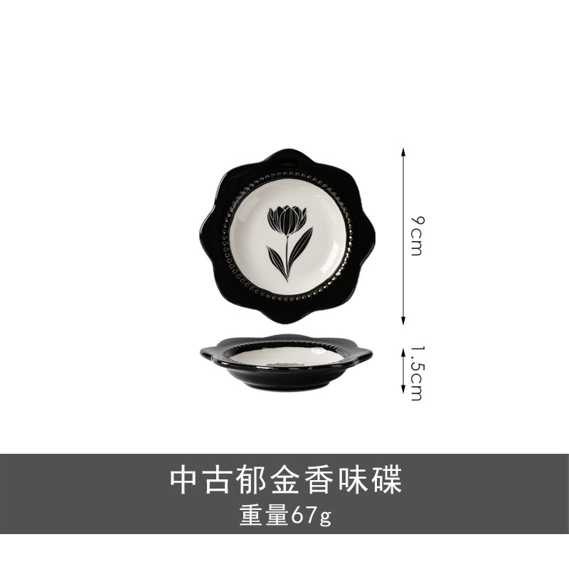 طقم أدوات مائدة سيراميك بأسلوب فرنسي tableware view 11