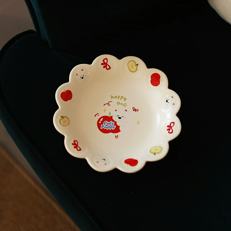 무광 도자기 아침 식사 접시와 볼 세트 tableware view 2