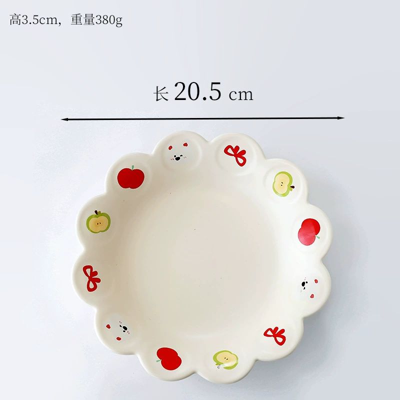 무광 도자기 아침 식사 접시와 볼 세트 tableware view 7