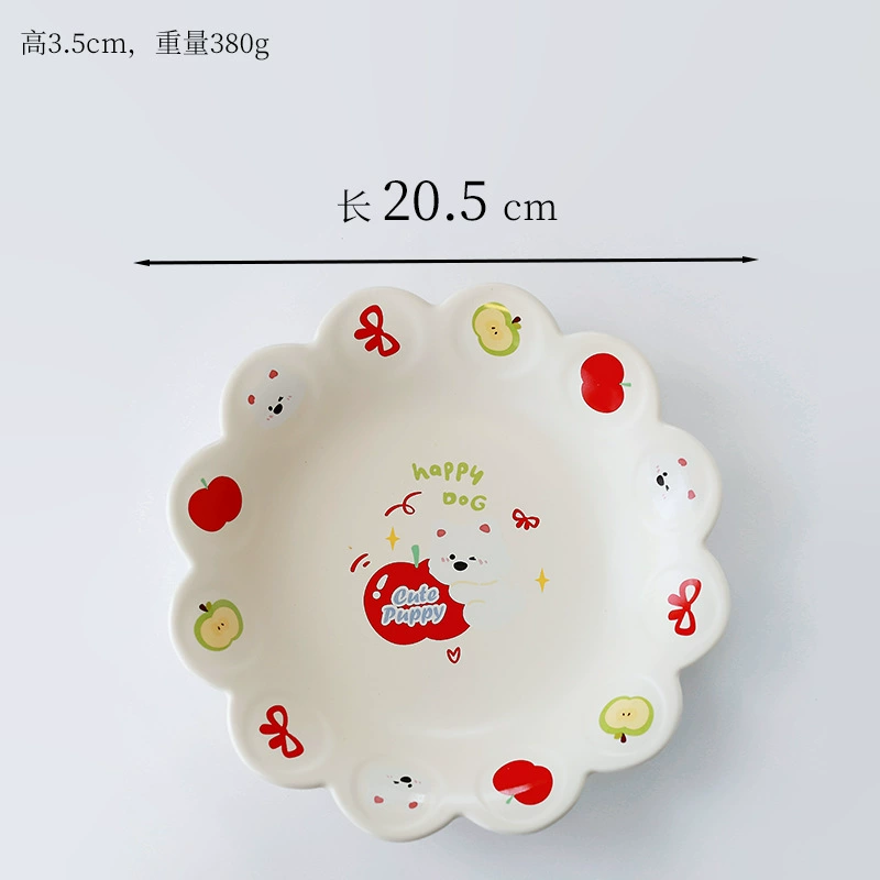 무광 도자기 아침 식사 접시와 볼 세트 tableware view 8