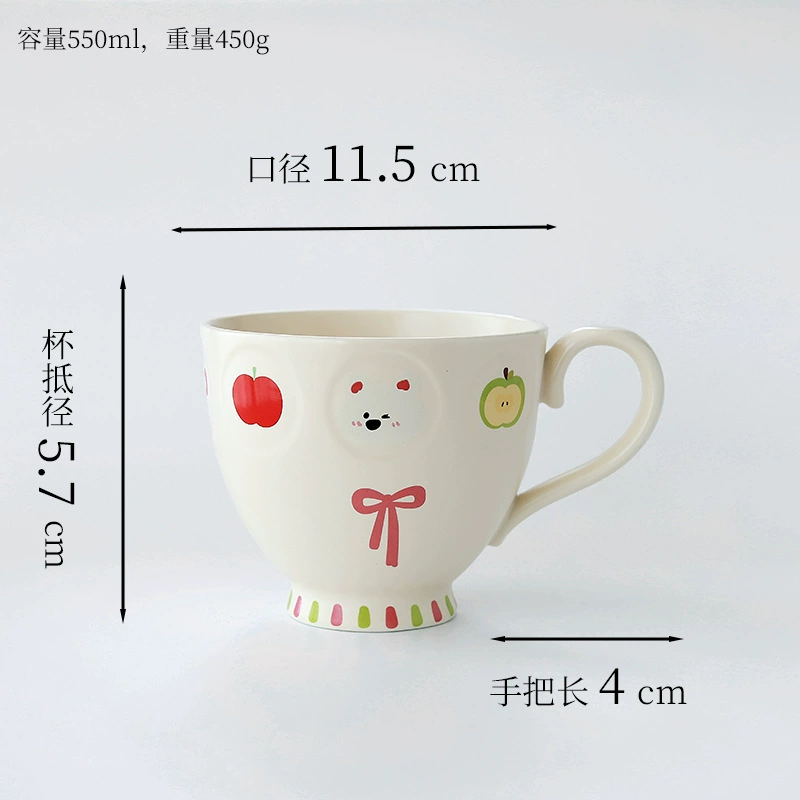 무광 도자기 아침 식사 접시와 볼 세트 tableware view 9