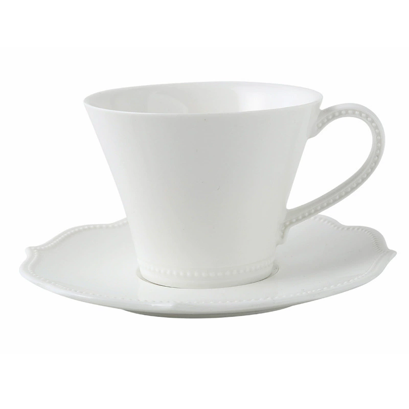 White Relief Coffee Cup Set tableware view 5