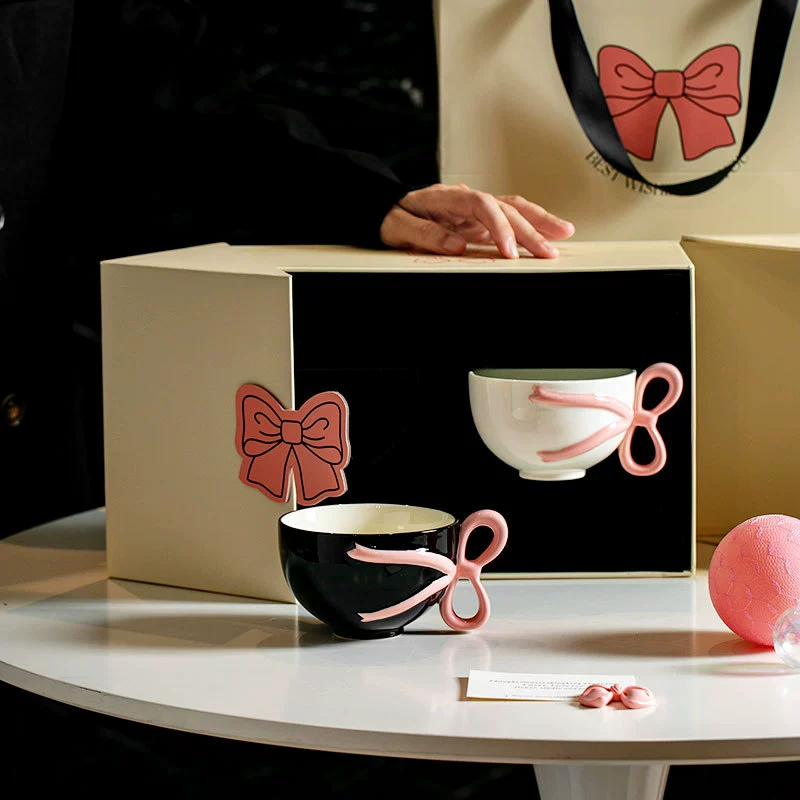 طقم هدية فنجان قهوة وصحن عتيق tableware view 6