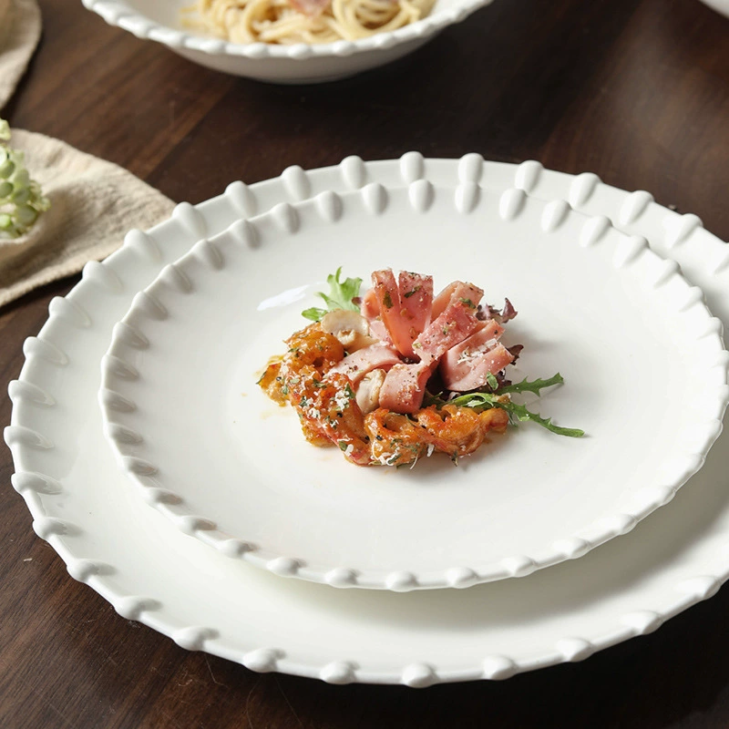 طقم أدوات مائدة دانتيل أبيض tableware view 3