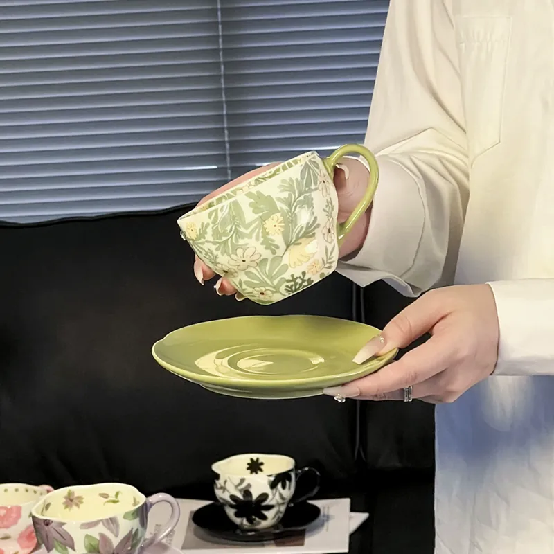 Coffee Cup and Saucer Gift Set tableware view 2
