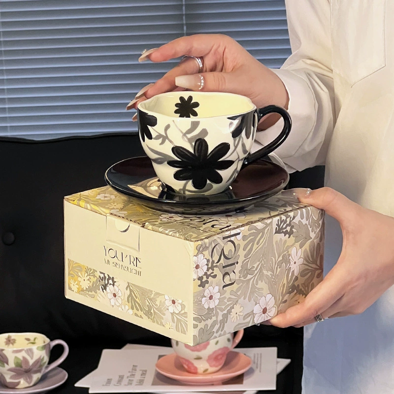 Coffee Cup and Saucer Gift Set tableware view 8
