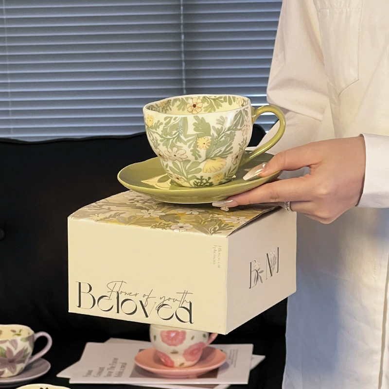 Coffee Cup and Saucer Gift Set tableware view 9