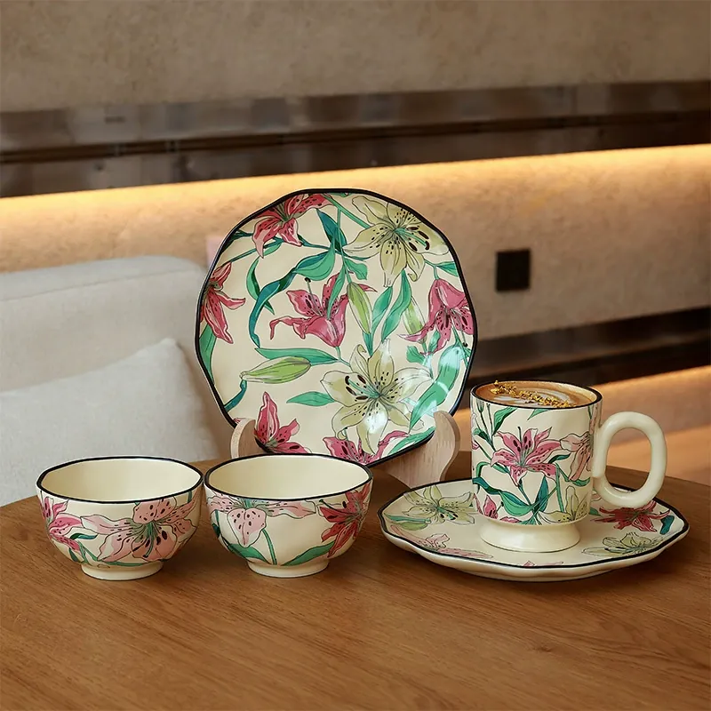 Lily Ceramic Dinnerware Set