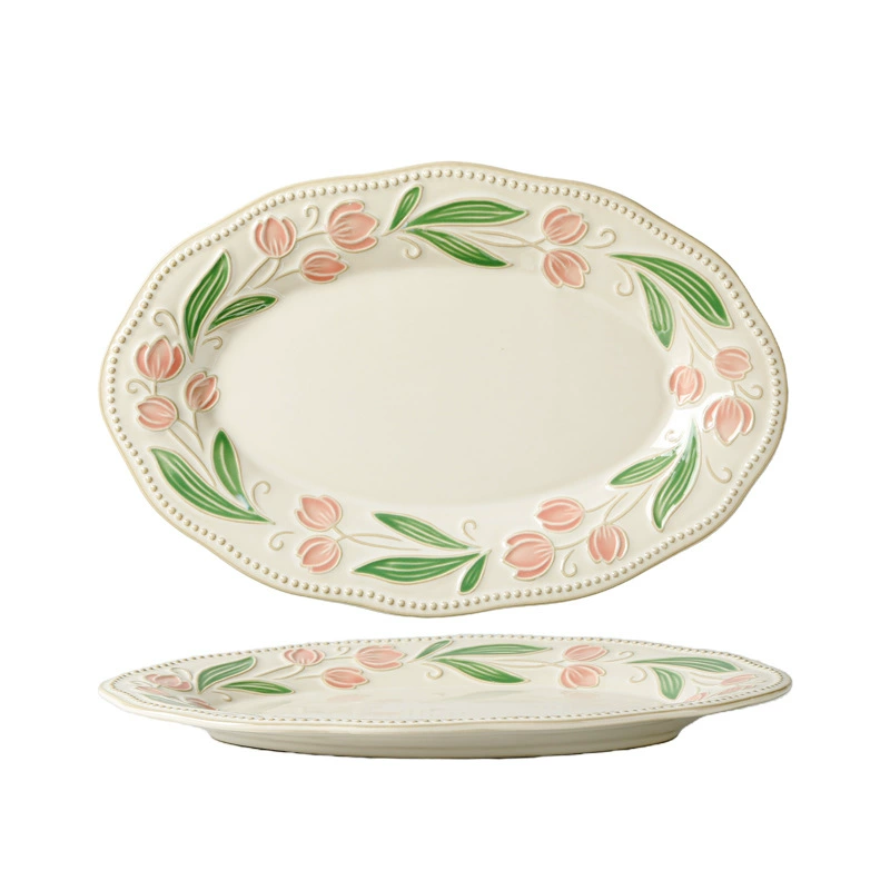 طقم طبق وزبدية سيراميك ياباني عتيق tableware view 5